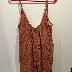 Lovestitch Terracotta Lace Dress